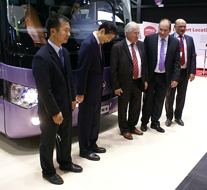 BUSWORLD 2013: Čínští výrobci - Yutong, KingLong, Ebusco (Yintong), BYD, Ankai