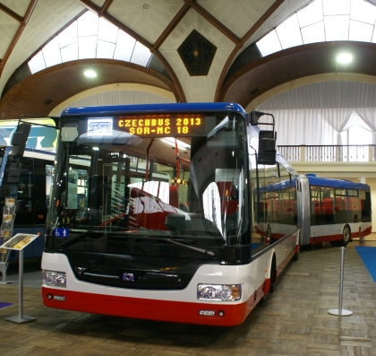CZECHBUS 2013: Novinky SOR Libchavy - elektrobus SOR EBN, SOR C 10,5 EURO 6,