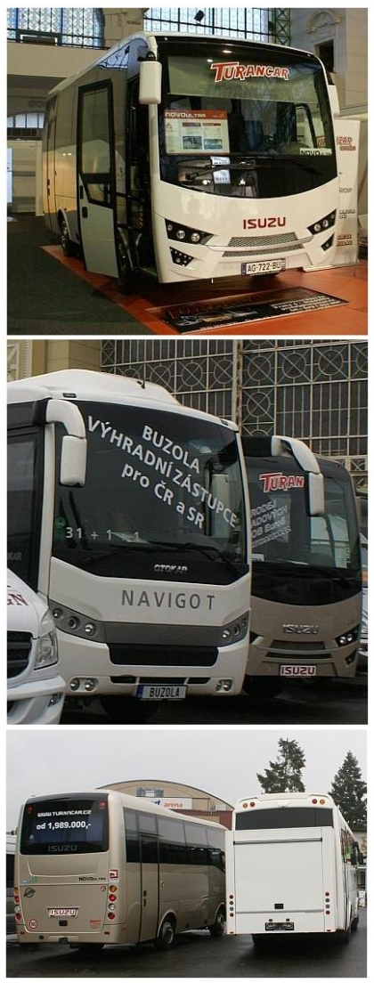 CZECHBUS 2013: Isuzu Novo Ultra (TURANCAR CZ) a Otokar Vectio T (Buzola)