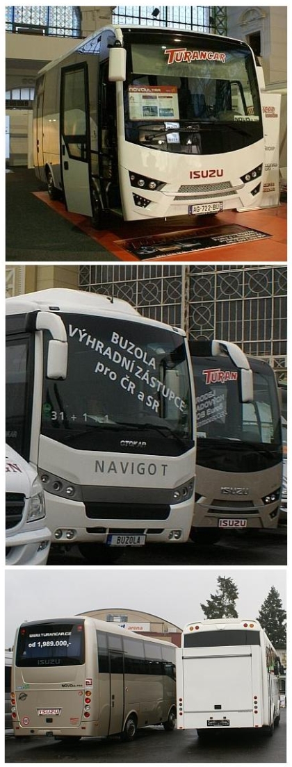 CZECHBUS 2013:  Isuzu Novo Ultra (TURANCAR CZ) a Otokar Vectio T (Buzola)