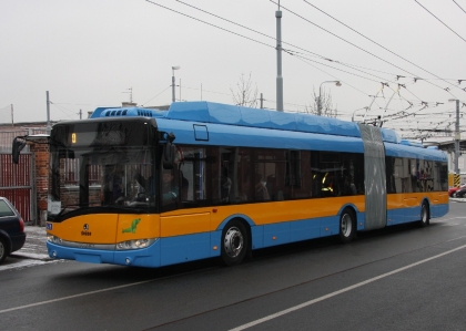 První trolejbus Škoda 27 Tr Solaris pro bulharskou metropoli Sofii