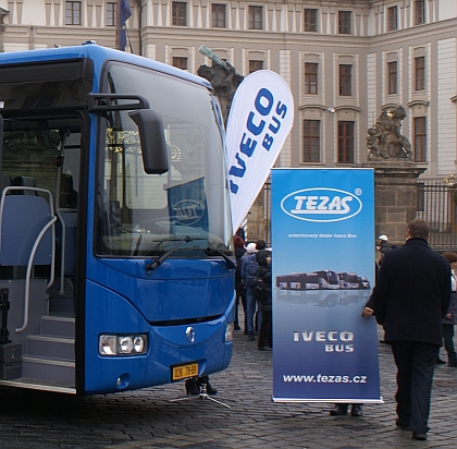 Slavnostní předávání autobusu Crossway pro Hradní stráž 13.12.2013