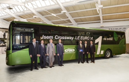 První Crossway nové modelové řady Euro VI pro ČR byl předán ČSAD Frýdek-Místek 