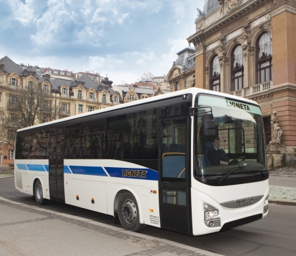 Jeden z prvních autobusů Crossway nové modelové řady Euro VI pro Lignetu