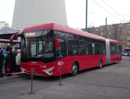 Nová trolejbusová linka č. 10 byla uvedena do provozu v Szegedu