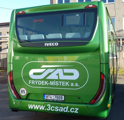 První Iveco Crossway LE řady Euro VI vyjel na linky MHD Frýdek-Místek