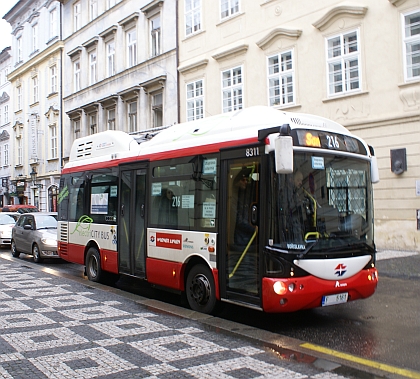 Vídeňský elektrobus na návštěvě v Praze