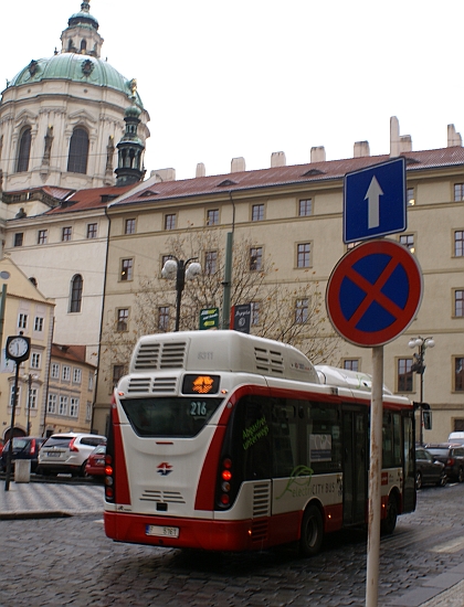 Vídeňský elektrobus na návštěvě v Praze