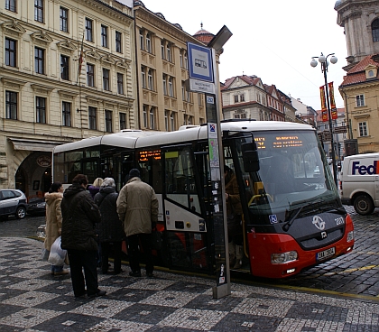 Vídeňský elektrobus na návštěvě v Praze