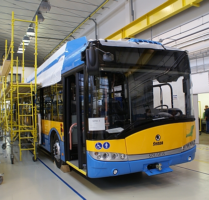Na návštěvě ve  společnosti Škoda Electric. Trolejbusy pro Sofii  a Bratislavu 