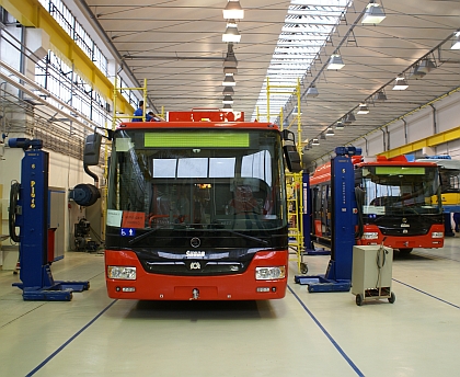 Na návštěvě ve  společnosti Škoda Electric. Trolejbusy pro Sofii  a Bratislavu 