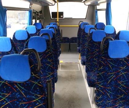 Z předání deseti nových autobusů 19.2.2014 dopravci Probo Bus 