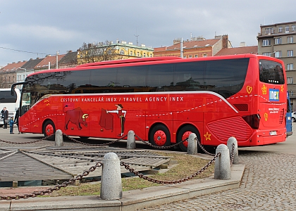 Autobusová pohlednice z veletrhu Holiday World 2014 v Praze