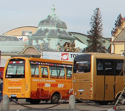 Autobusová pohlednice z veletrhu Holiday World 2014 v Praze