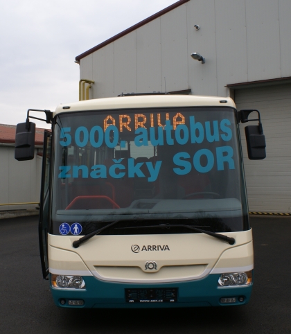 Fotoreportáž z předání jubilejního 5000. vyrobeného autobusu SOR