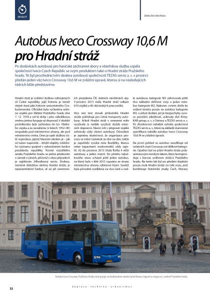 Časopis Československý Dopravák v roce 2014. První číslo s novou grafikou