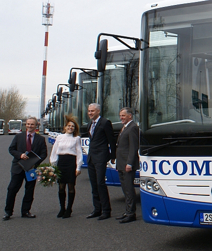 12 autobusů Mercedes-Benz  Intouro Euro VI  s podporou ROP Střední Čechy 