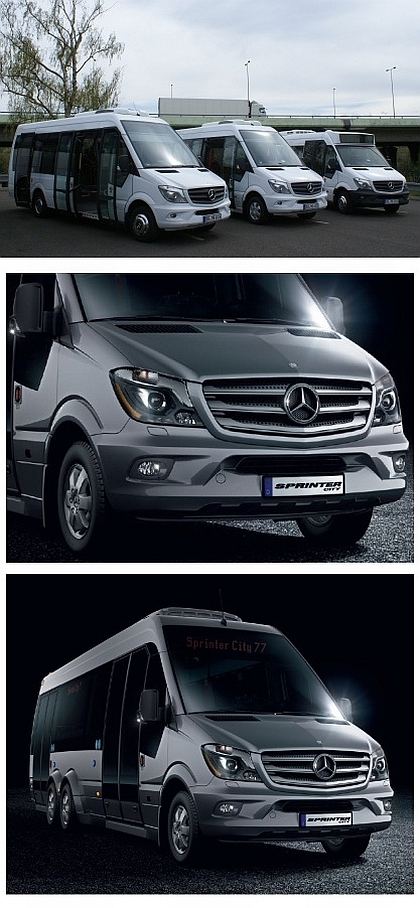 3 x Mercedes-Benz Sprinter City EURO 6