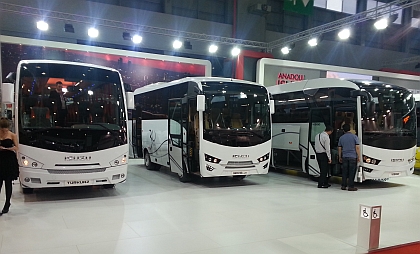 Turecký výrobce autobusů Anadolu Isuzu se představil na veletrhu