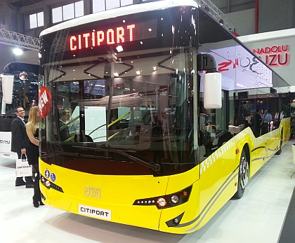 Turecký výrobce autobusů Anadolu Isuzu se představil na veletrhu