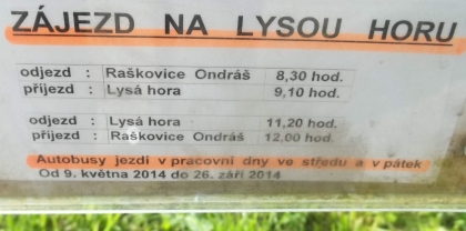 Cesta na Lysou Horu objektivem Zdeňka Šikla