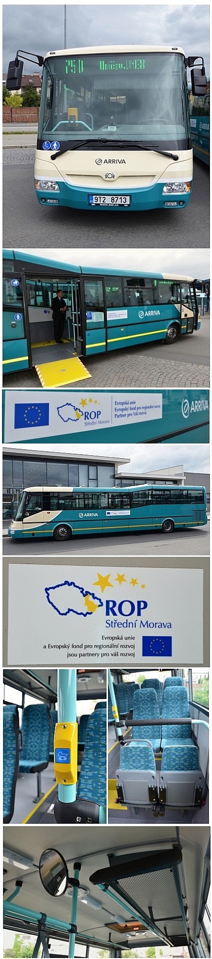 Arriva Morava: Nové autobusy s podporou  ROP Střední Morava 