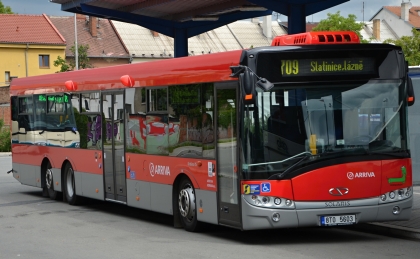 Autobusy Solaris Urbino 15 LF u dopravce Arriva Morava 