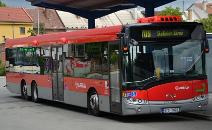 Autobusy Solaris Urbino 15 LF u dopravce Arriva Morava