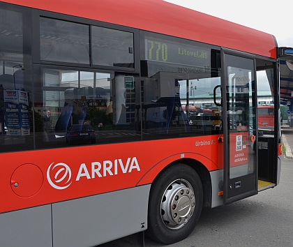 Autobusy Solaris Urbino 15 LF u dopravce Arriva Morava 