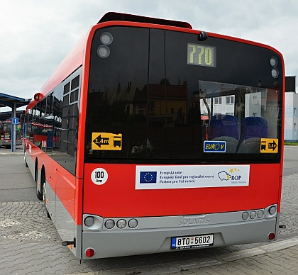 Autobusy Solaris Urbino 15 LF u dopravce Arriva Morava