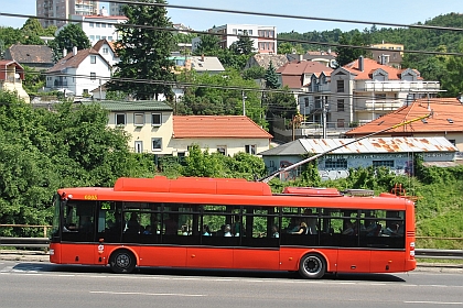 České trolejbusy Škoda 30 Tr ve slovenské metropoli Bratislavě vyrazily do ulic