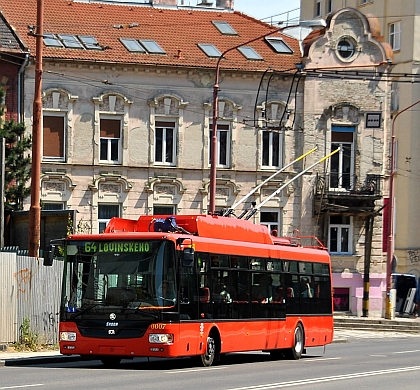 České trolejbusy Škoda 30 Tr ve slovenské metropoli Bratislavě vyrazily do ulic