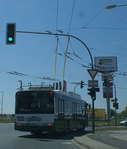 Z  plzeňského polygonu: Trolejbus Škoda 26 Tr  Solaris Stara Zagora No.1 