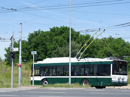 Z  plzeňského polygonu: Trolejbus Škoda 26 Tr  Solaris Stara Zagora No.1 