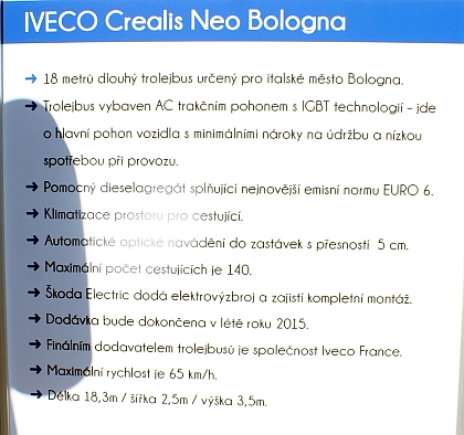 Trolejbusy Škoda 26 Tr pro Burgas, vůz pro Bolognu v karosérii Iveco Crealis Neo