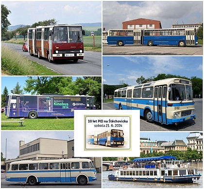 ROPID: Kinobus, historické autobusy a lodě do Štěchovic a na Slapy 21.6.2014