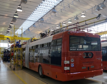 Na návštěvě ve Škoda Electric: Trolejbusová produkce
