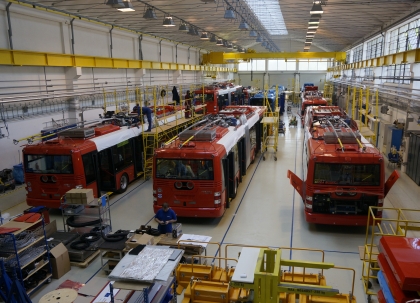 Na návštěvě ve Škoda Electric: Trolejbusová produkce 