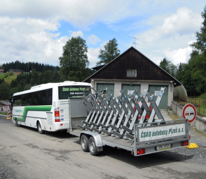 ČSAD autobusy Plzeň: Zelené autobusy po Šumavě a Severní cyklobus