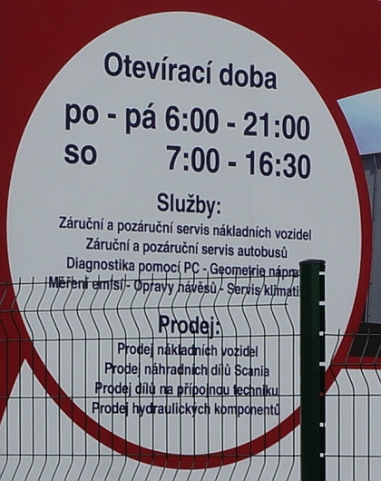 Ze slavnostního otevření servisního střediska Scania v Jihlavě