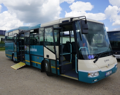 Sedm autobusů SOR převzala 15.7.2014 společnost Arriva 