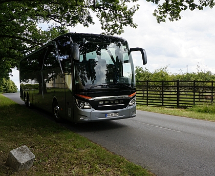 Obrazem: Autokar Setra Top Class 517 HDH EURO 6 na návštěvě v Praze