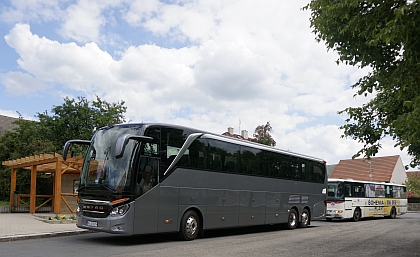 Obrazem: Autokar Setra Top Class 517 HDH EURO 6 na návštěvě v Praze