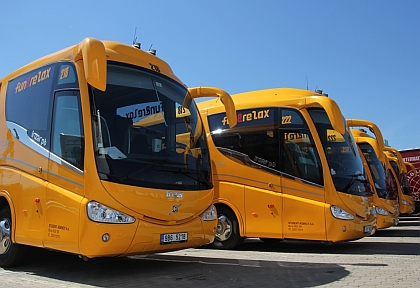 Obrazem: Záběry nových autobusů  IRIZAR na podvozku Volvo B11R EURO VI. 