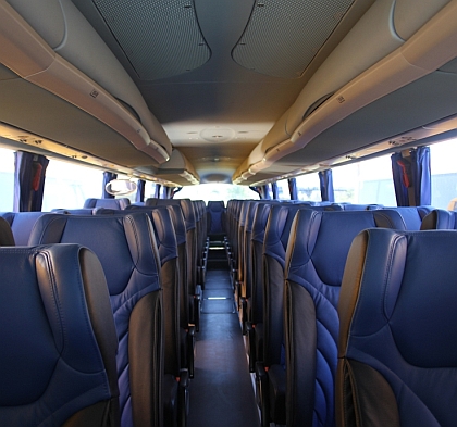 Obrazem: Záběry nových autobusů  IRIZAR na podvozku Volvo B11R EURO VI. 