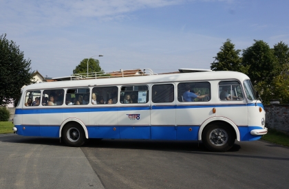 Dopoledne v Předenicích: Z oslav 100 let autobusové dopravy 27.7.2014