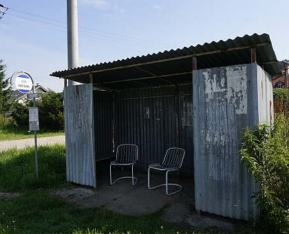 Dopoledne v Předenicích: Z oslav 100 let autobusové dopravy 27.7.2014