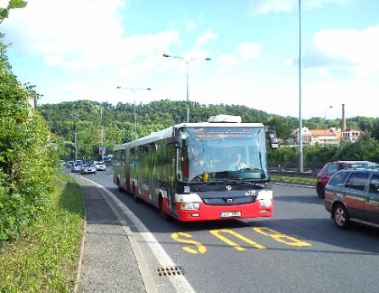 ROPID: Za 3 roky přibylo v Praze 10 km vyhrazených pruhů pro autobusy