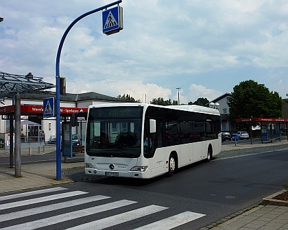 Dopravní pohlednice z německého města Marktredwitz 