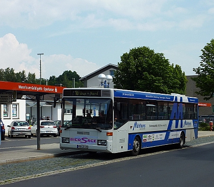 Dopravní pohlednice z německého města Marktredwitz 